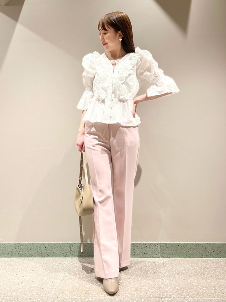 SNIDEL「美脚ストレッチパンツ」|チノ|