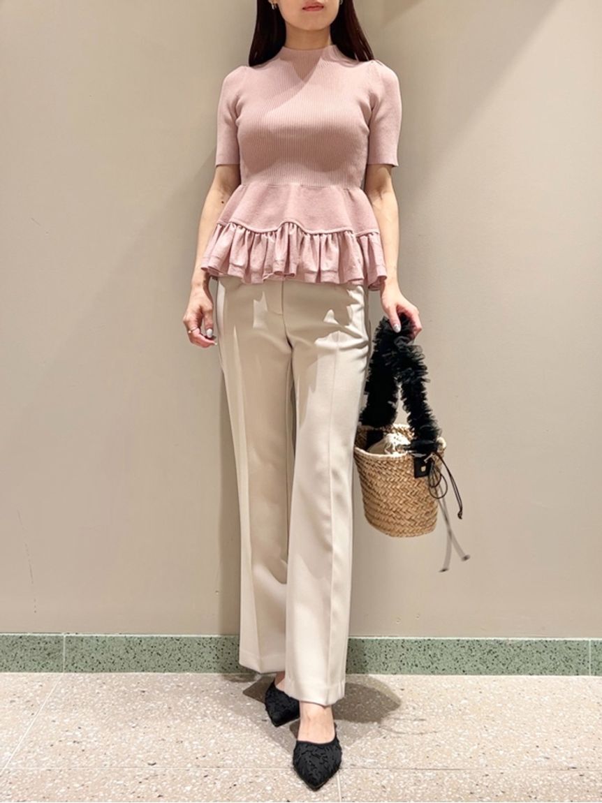 SNIDEL「美脚ストレッチパンツ」|チノ|