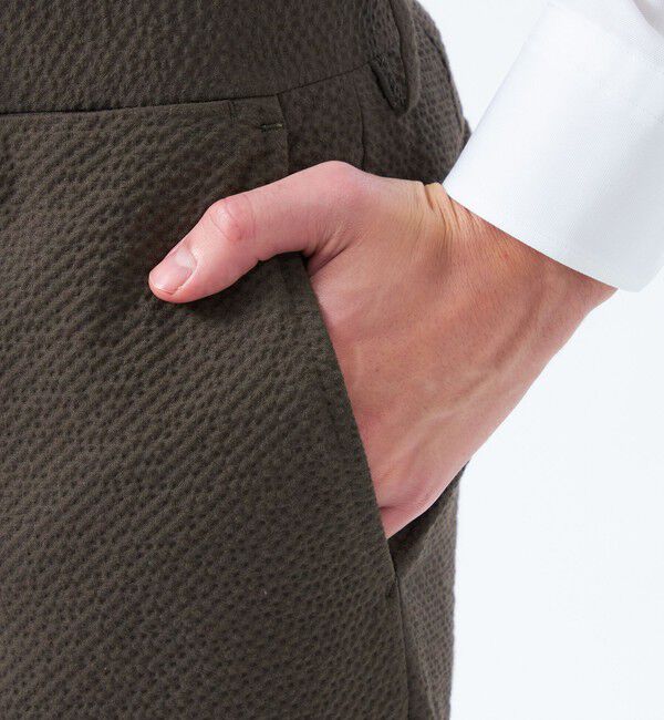 MACKINTOSH PHILOSOPHY「Subalpino サッカー TAPERD TROUSERS」|スラックス|