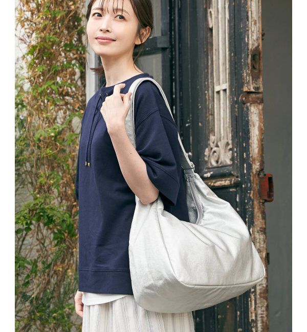 ikka「PUフリーWAYショルダーバッグ」|その他|シルバー
