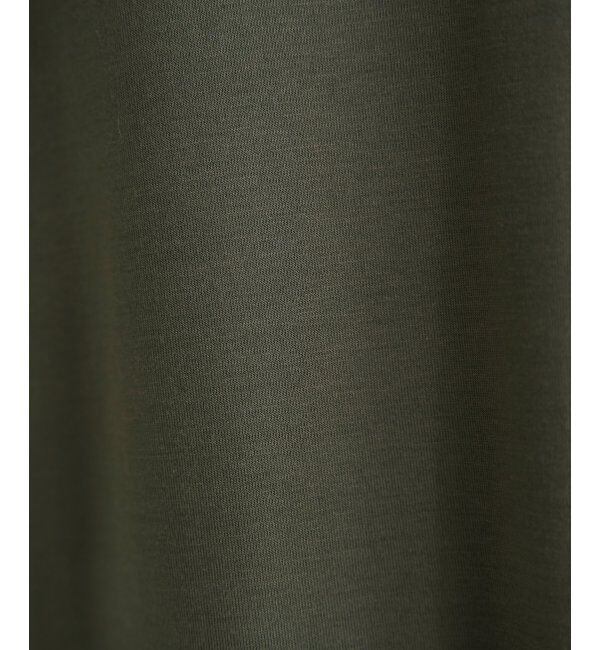 ikka「7分袖バイカラーボタンレスカーディガン」|カーディガン|