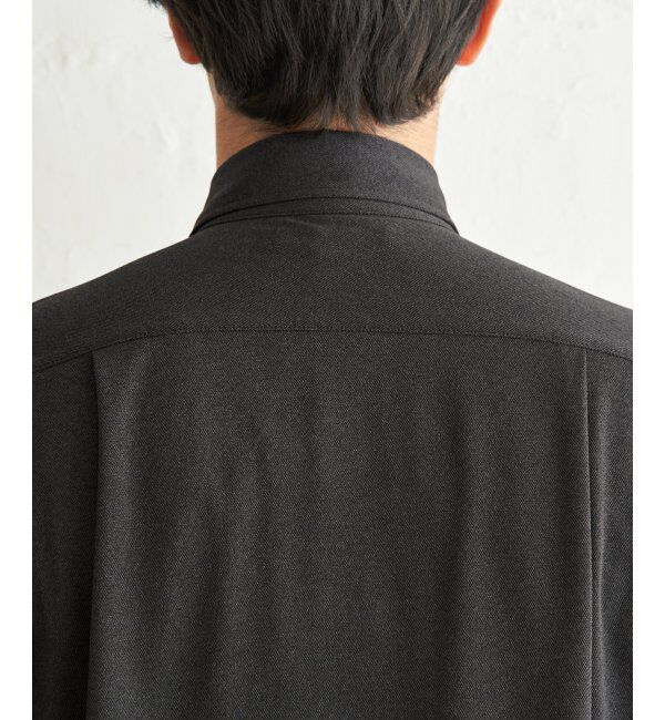 ikka「冷感鹿の子袖2wayスイスカラーシャツ」|シャツ・ブラウス|