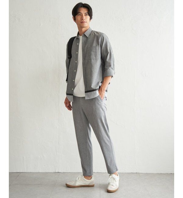 ikka「オックス袖2way裾切り替えシャツ」|シャツ・ブラウス|