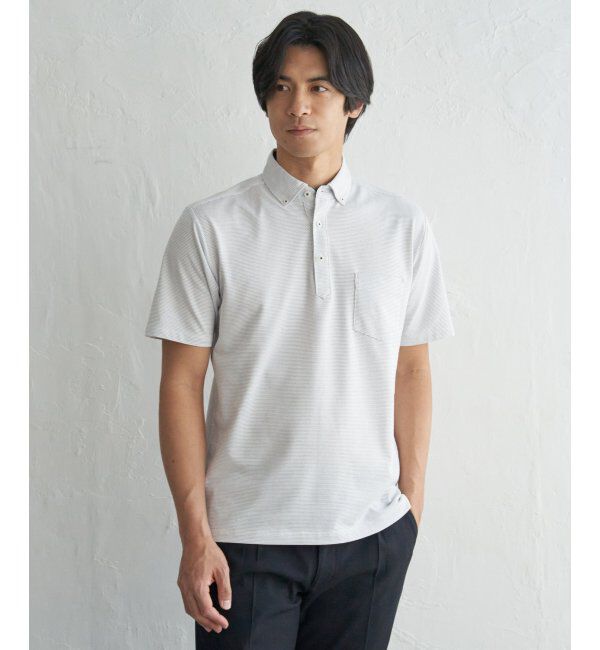 IKKA LOUNGE「アーバンＤＲＹレイカンスイスＢＤポロ」|Tシャツ・カットソー|ホワイト