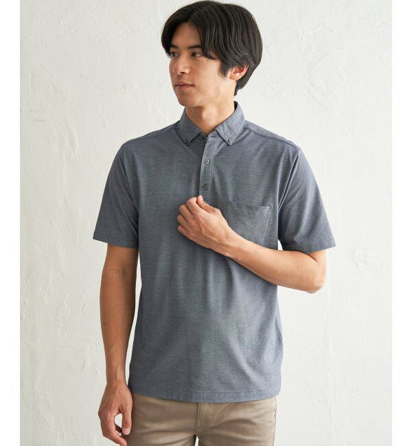 IKKA LOUNGE「アーバンＤＲＹレイカンスイスＢＤポロ」|Tシャツ・カットソー|