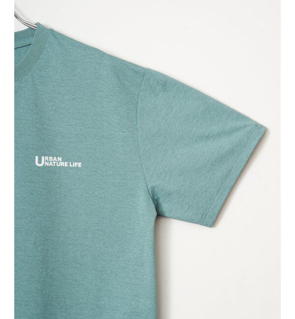 ikka「URBAN NATURE LIFE アーバンネイチャーライフ ドライSP冷感プリントTシャツ」|Tシャツ・カットソー|