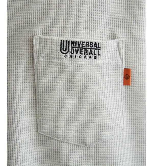 ikka「UNIVERSAL OVERALL ユニバーサルオーバーオール DAILYワンポイント刺繍Tシャツ」|Tシャツ・カットソー|