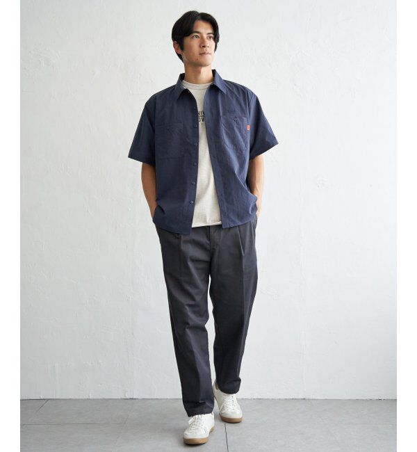 ikka「UNIVERSAL OVERALL ユニバーサルオーバーオール dailyワーカーズシャツ」|シャツ・ブラウス|