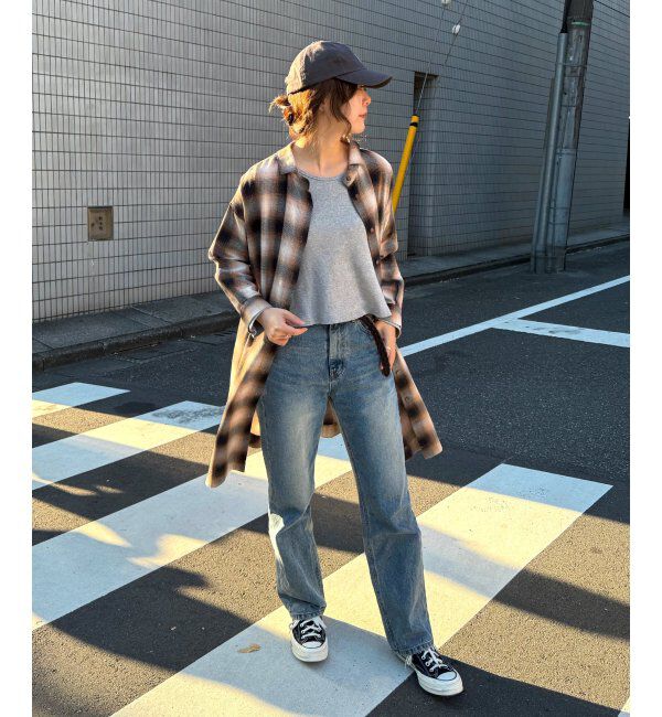 Lbc with Life「コットンチェック3WAYワンピ」|ワンピース|