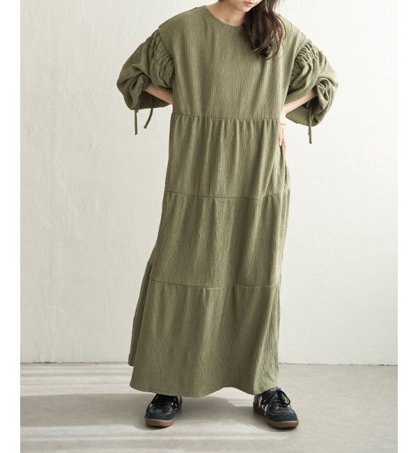 VENCE share style「カット楊柳ワンピース」|ワンピース|