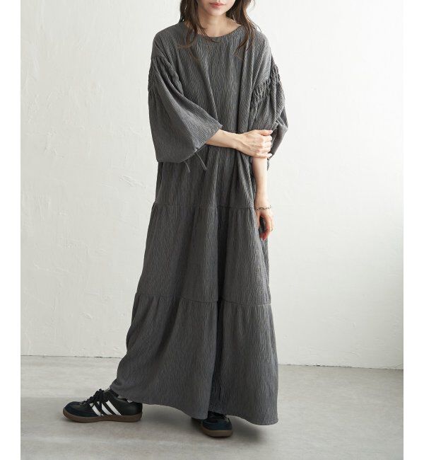 VENCE share style「カット楊柳ワンピース」|ワンピース|