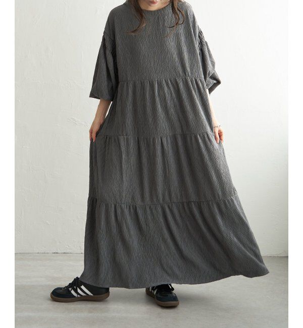 VENCE share style「カット楊柳ワンピース」|ワンピース|