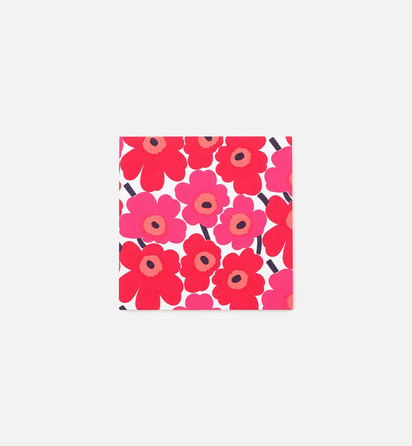 Marimekko「Mini Unikko ファブリックボード」|その他|レッド&times;ホワイト