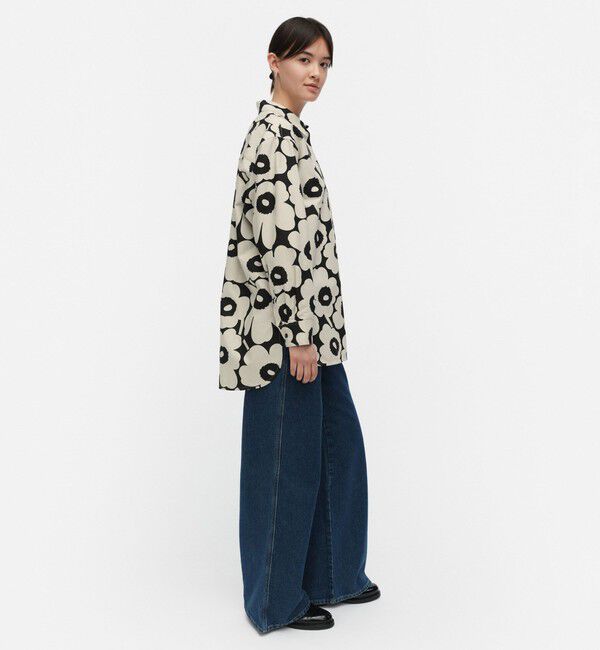 Marimekko「【アジア限定】Ruoste Unikko シャツ」|シャツ・ブラウス|