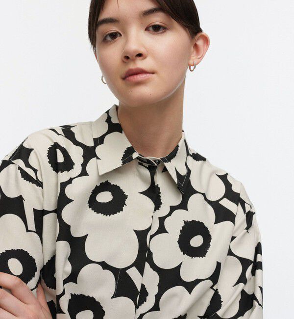 Marimekko「【アジア限定】Ruoste Unikko シャツ」|シャツ・ブラウス|