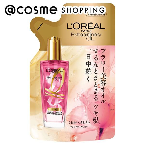  「ロレアル パリ エクストラオーディナリー オイル エクラアンペリアル 艶髪オイル リフィル (90mL)」|洗い流さないトリートメント|その他