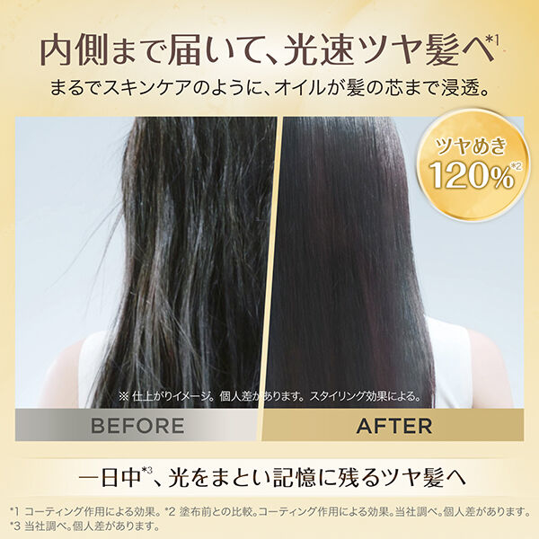  「ロレアル パリ エクストラオーディナリー オイル エクラアンペリアル 艶髪オイル リフィル (90mL)」|洗い流さないトリートメント|