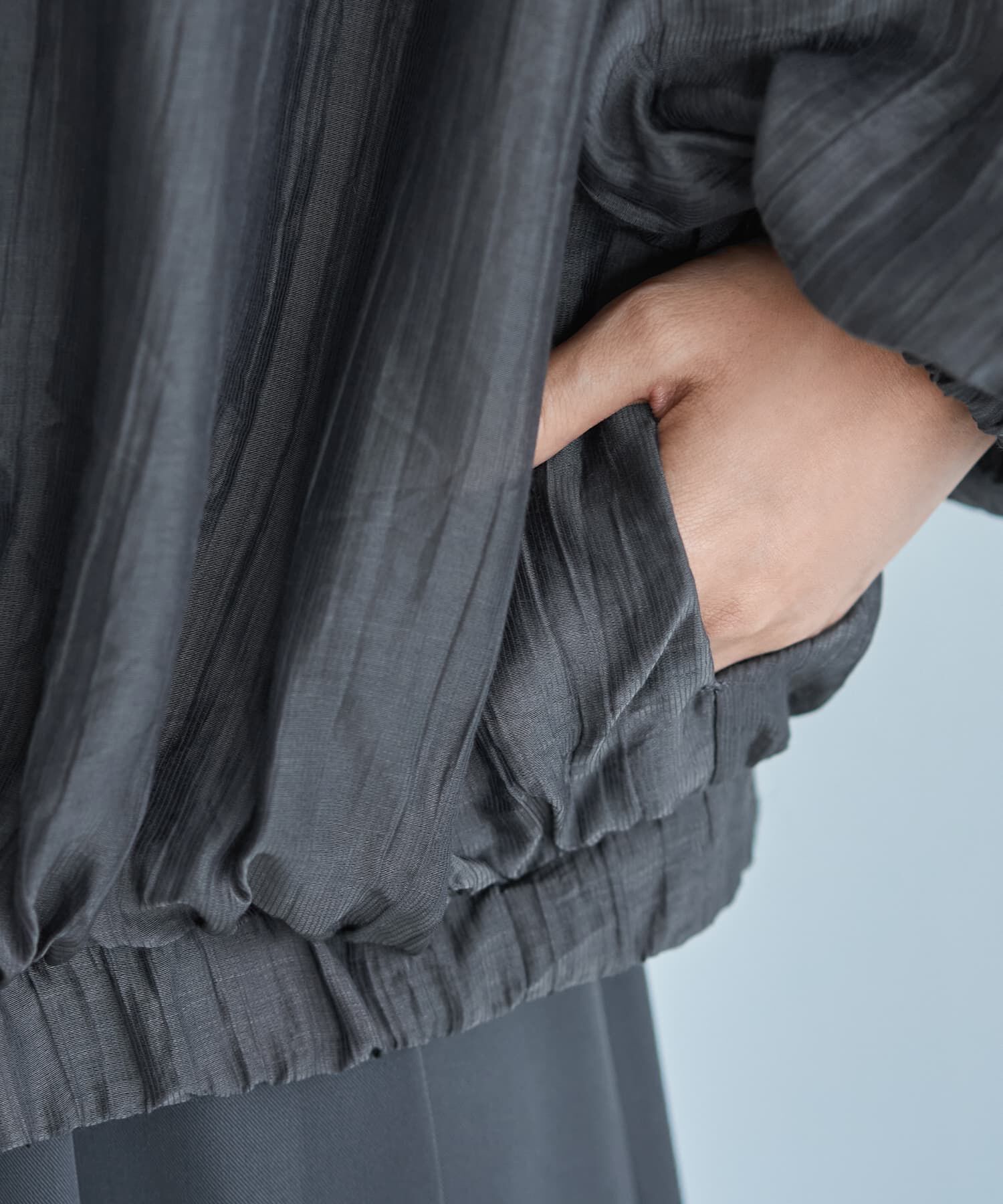 STYLE DELI「便利な楊柳ブラウスブルゾン」|カーディガン|