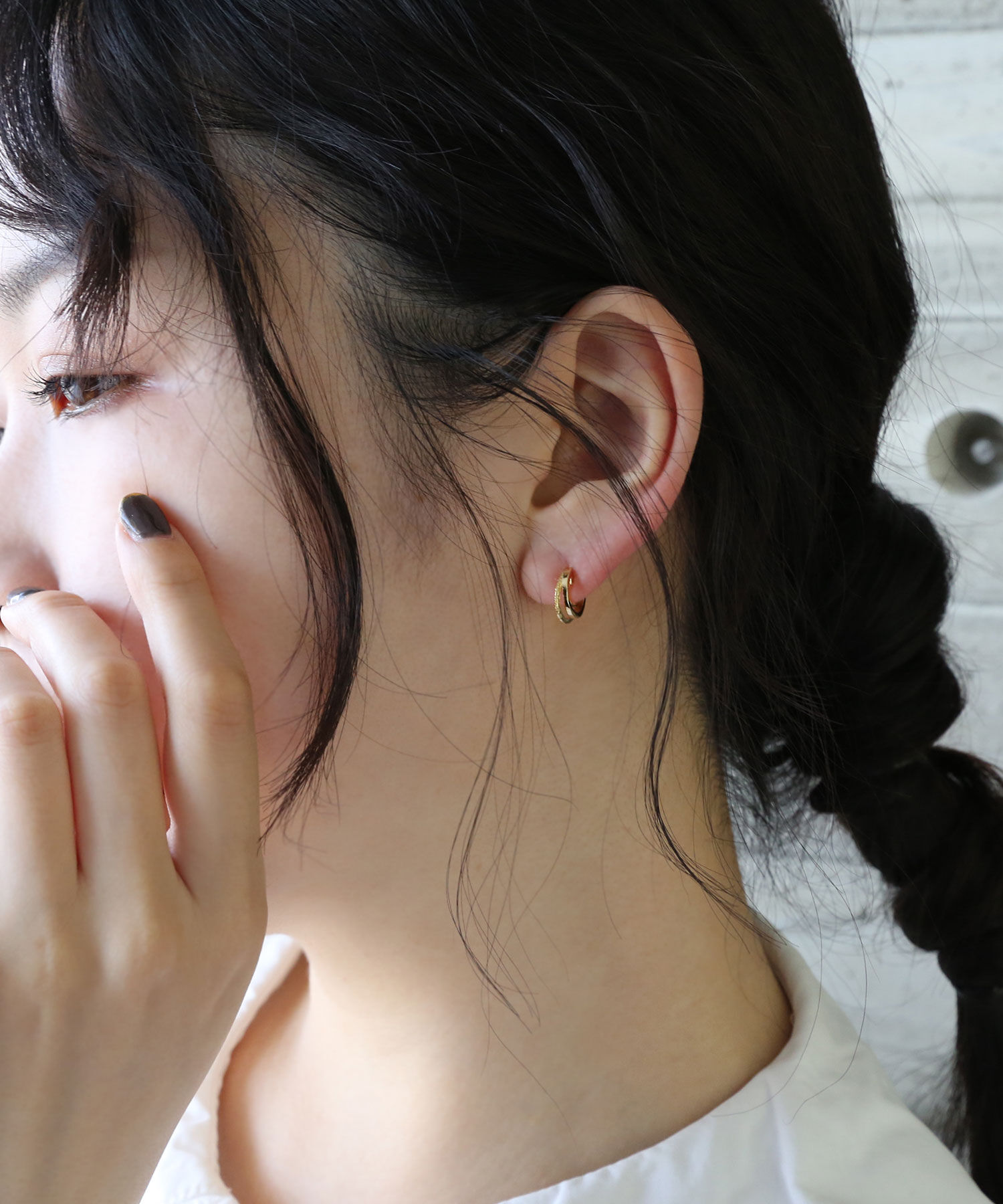 colleca la「miniループフィット・2連フープイヤリング」|イヤリング|