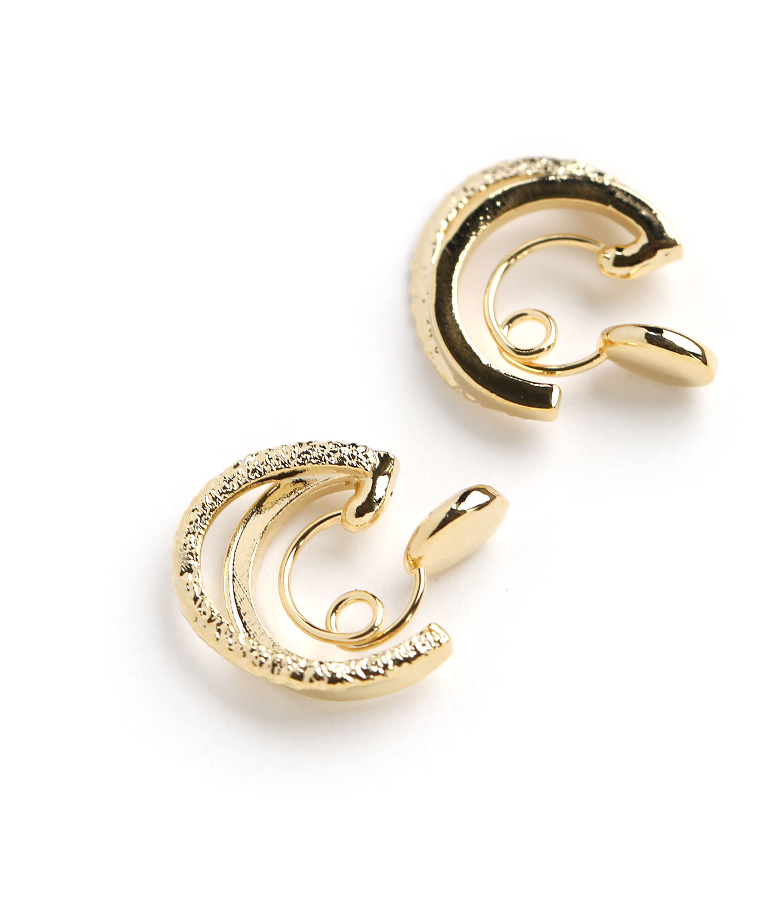 colleca la「miniループフィット・2連フープイヤリング」|イヤリング|