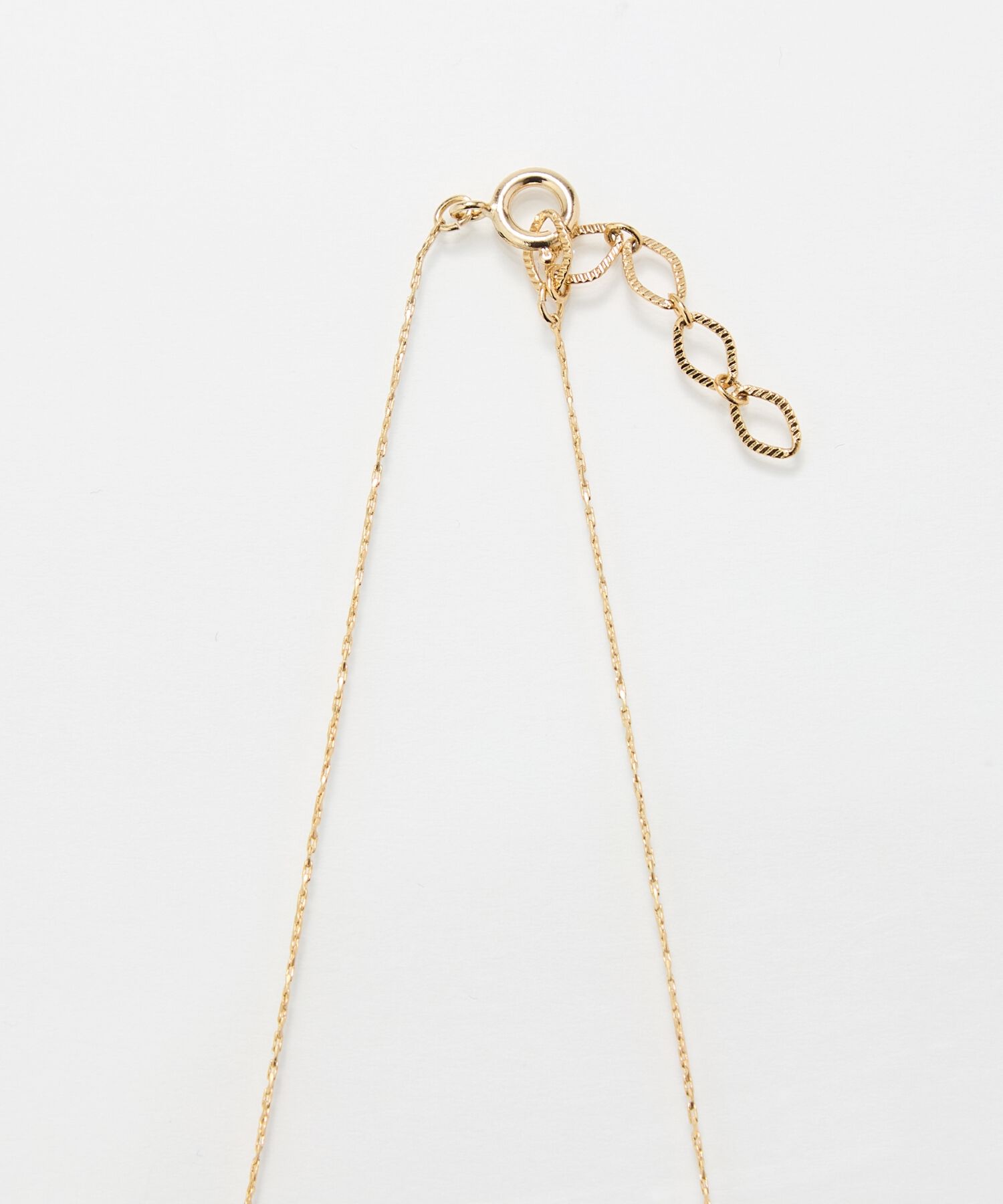 Phoebe「【金属アレルギー対応】シャイニーフチミルネックレス　ゴールド」|ネックレス|