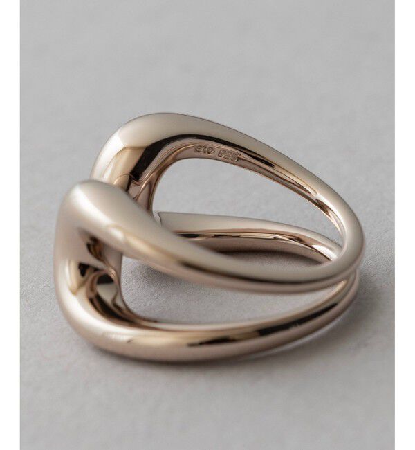 ete「[ロウ] ダブルライン リング」|リング|