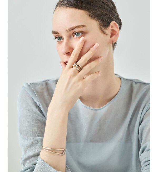 ete「[ロウ] ダブルライン リング」|リング|