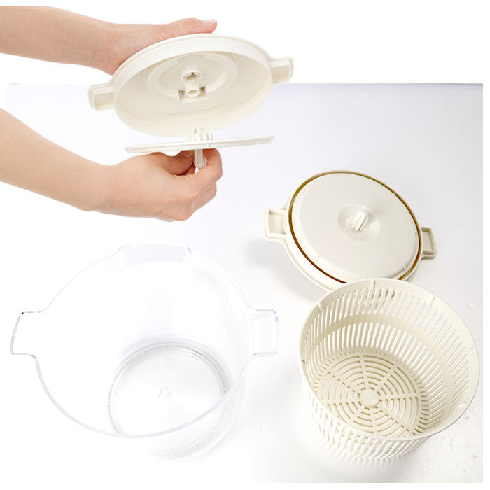 BACKYARD FAMILY「リベラリスタ サラダスピナー LIBERALISTA 通販 サラダ 水切り 野菜水切り器」|食器・キッチングッズ|