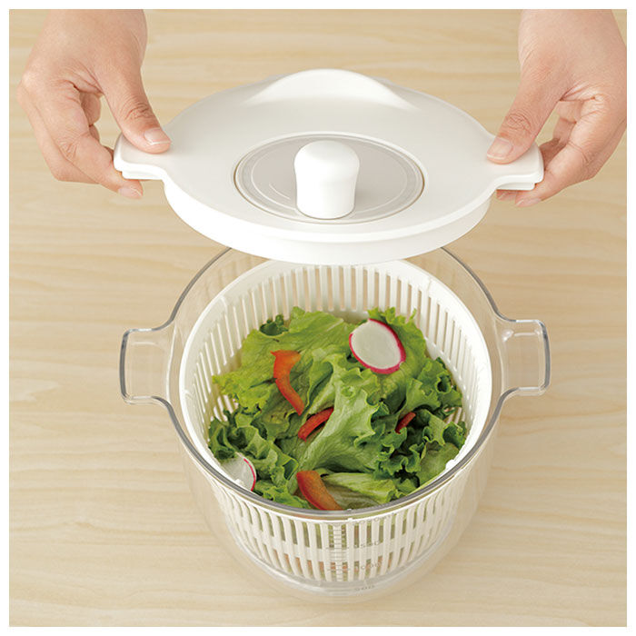 BACKYARD FAMILY「リベラリスタ サラダスピナー LIBERALISTA 通販 サラダ 水切り 野菜水切り器」|食器・キッチングッズ|