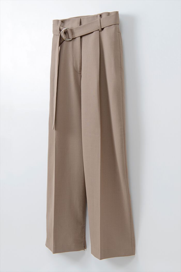 BACKYARD FAMILY「MIND マインド ベルトワイドパンツ 通販 ワイド パンツ ズボン 長ズボン ロングパンツ」|その他|