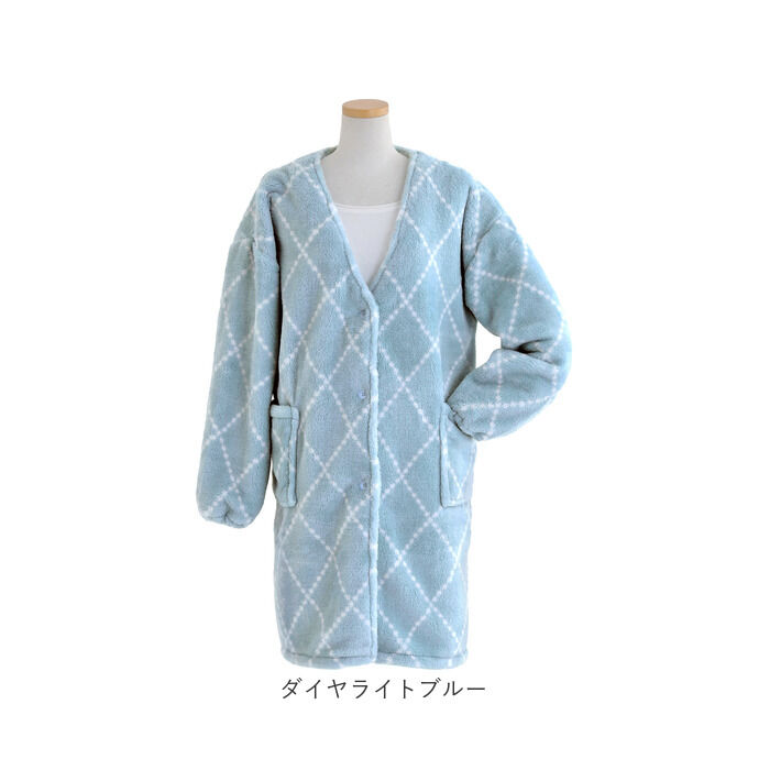 BACKYARD FAMILY「Lebois ルボア 着る毛布 レディース 通販 ルームウェア カーディガン 部屋着 ボア 裏起毛」|ルームウェア|