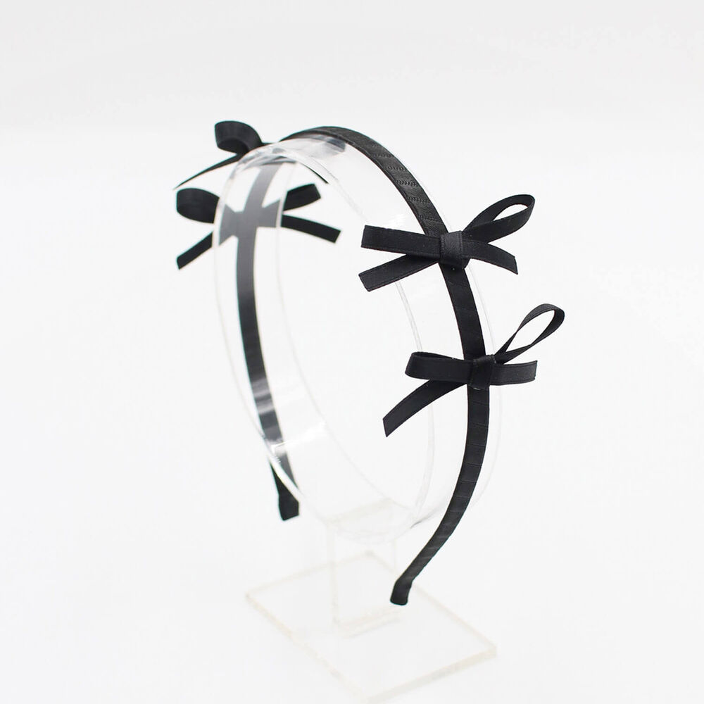 BACKYARD FAMILY「Rora カチューシャ キッズ 通販 エガル リボンカチューシャ ヘッドドレス 髪飾り ヘアバンド」|その他|ブラック1