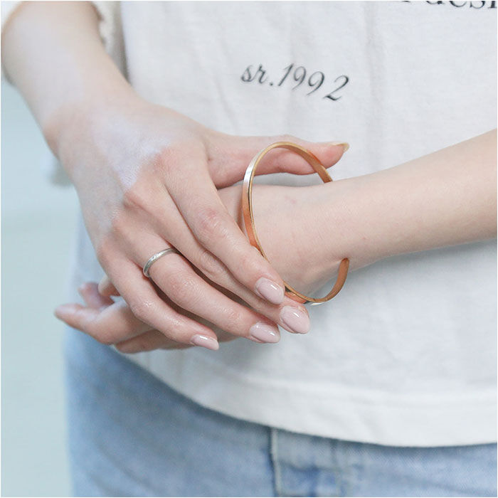 BACKYARD FAMILY「バングル レディース 通販 ステンレスバングル ステンレスブレスレット ステンレススチール 細め」|その他|