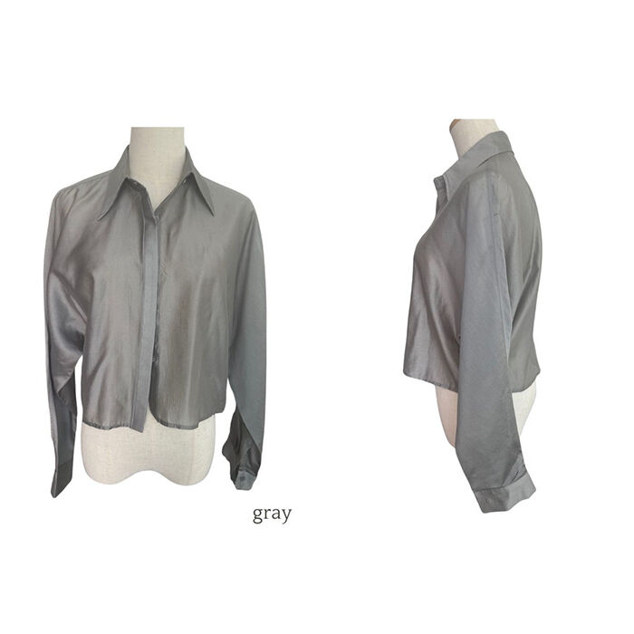 BACKYARD FAMILY「シースルー シャツ レディース 通販 シースルーシャツ トップス シアーシャツ 羽織り 羽織 上着」|シャツ・ブラウス|