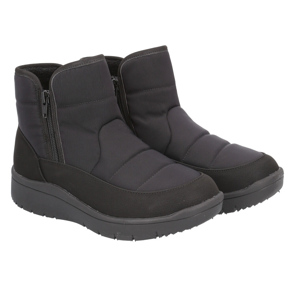 BACKYARD FAMILY「Pansy パンジー ブーツ レディース 通販 ショートブーツ レディースシューズ 靴 シューズ」|ショートブーツ|ブラック1