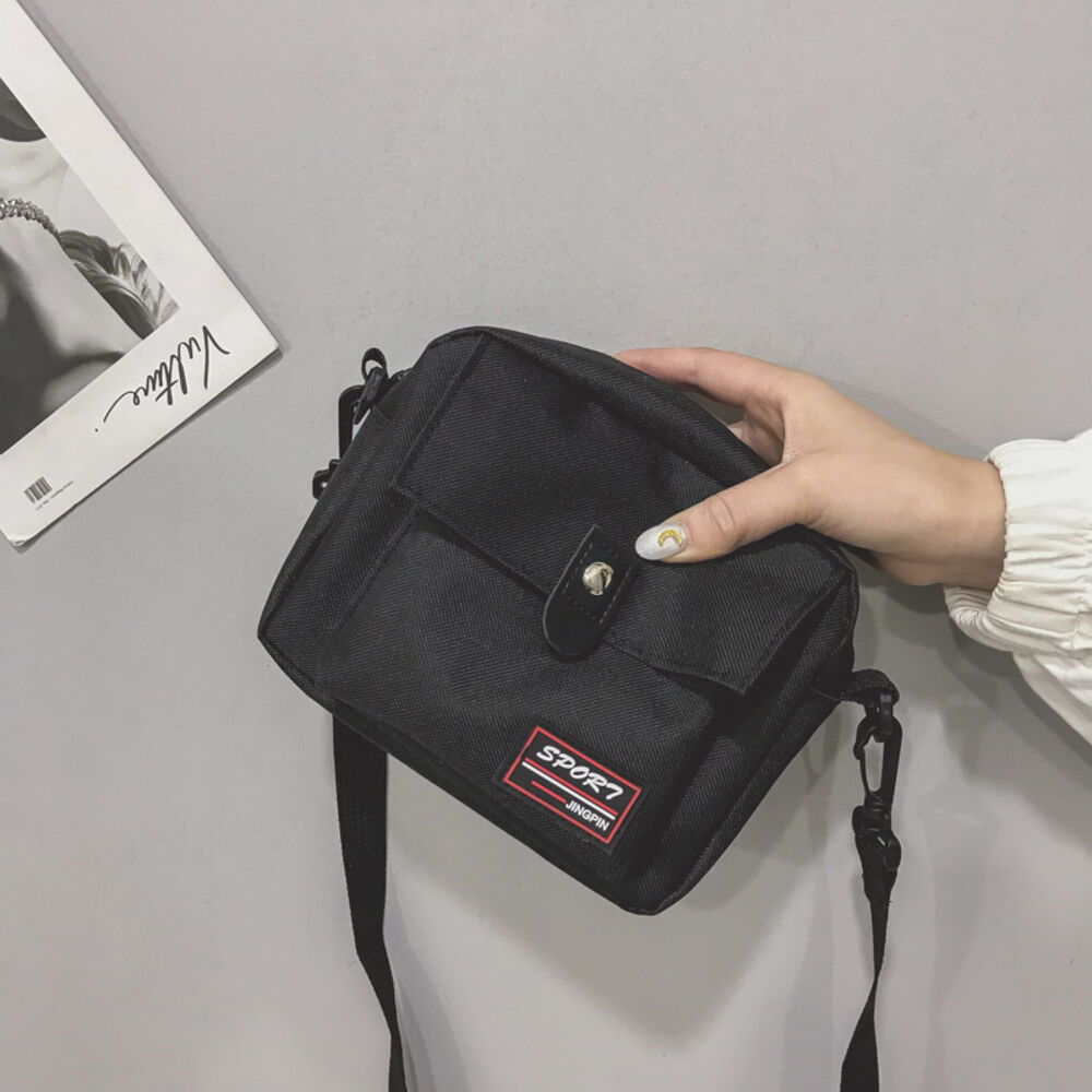 BACKYARD FAMILY「キャンバス ショルダーバッグ ミニ 通販 ミニショルダーバッグ ミニショルダーバック」|ショルダー・メッセンジャー|ブラック1