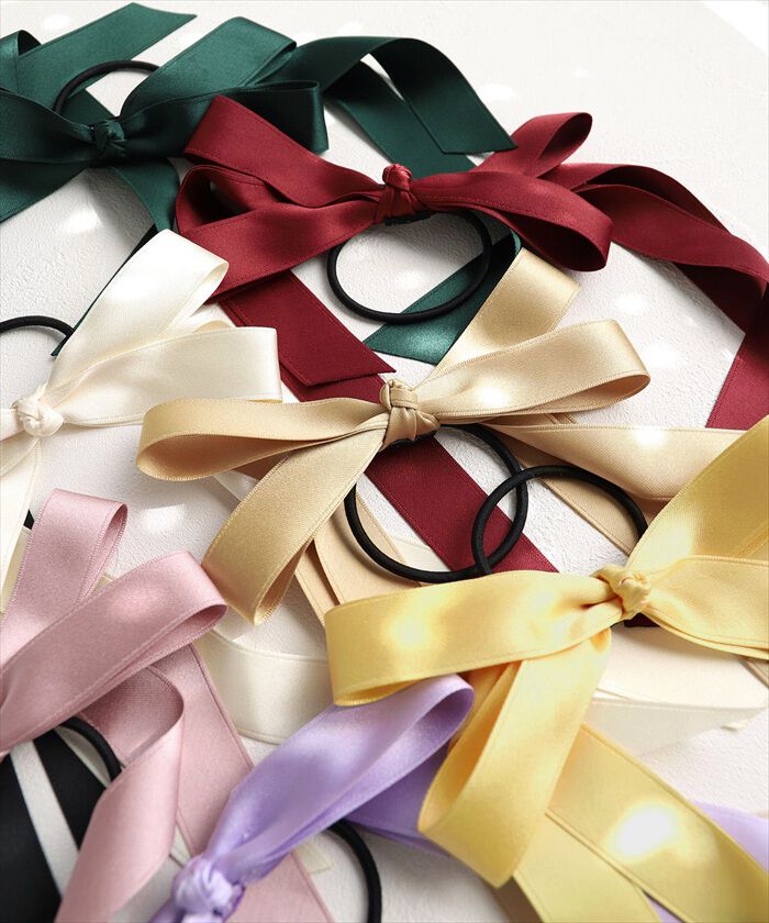 BACKYARD FAMILY「Rora ヘアゴム キッズ 通販 レア ロングリボン 髪ゴム 髪飾り 髪どめ 髪留め」|その他|