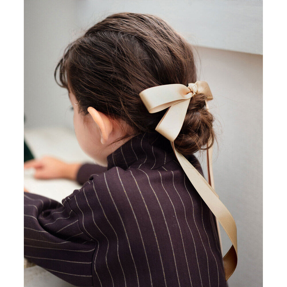 BACKYARD FAMILY「Rora ヘアゴム キッズ 通販 レア ロングリボン 髪ゴム 髪飾り 髪どめ 髪留め」|その他|ベージュ1