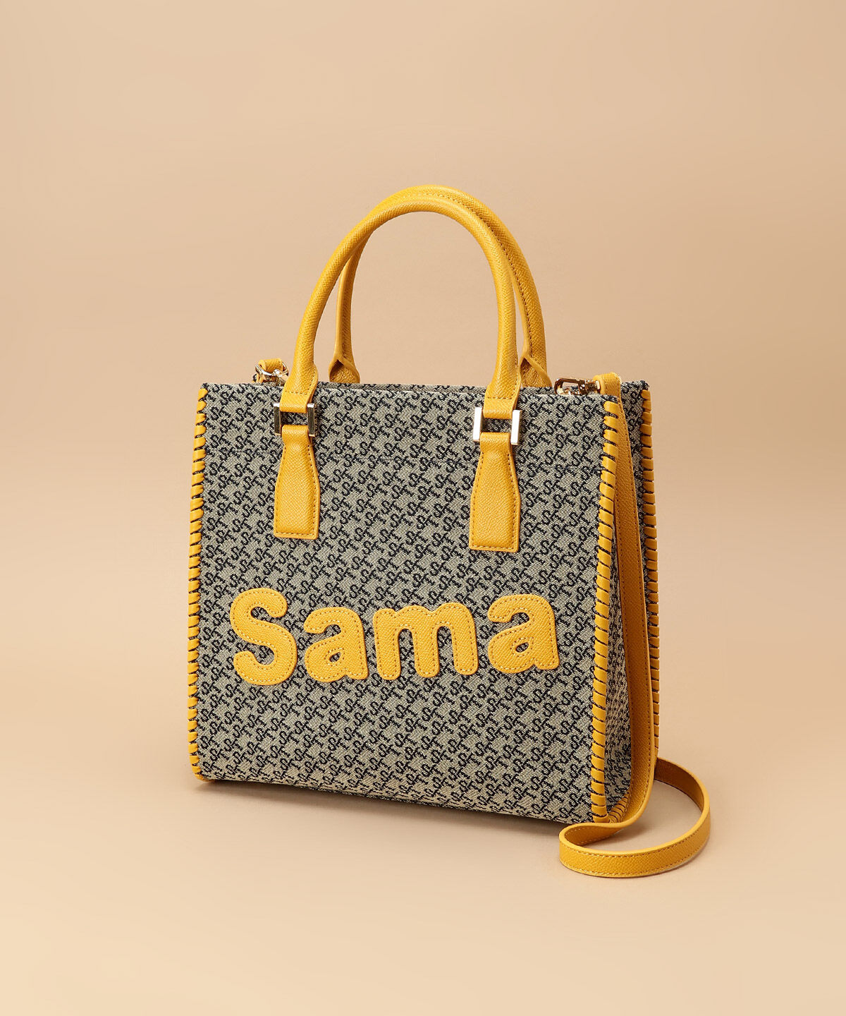 Samantha Thavasa「ST Jacquard サマタバスクエアトートバッグ」|トートバッグ|