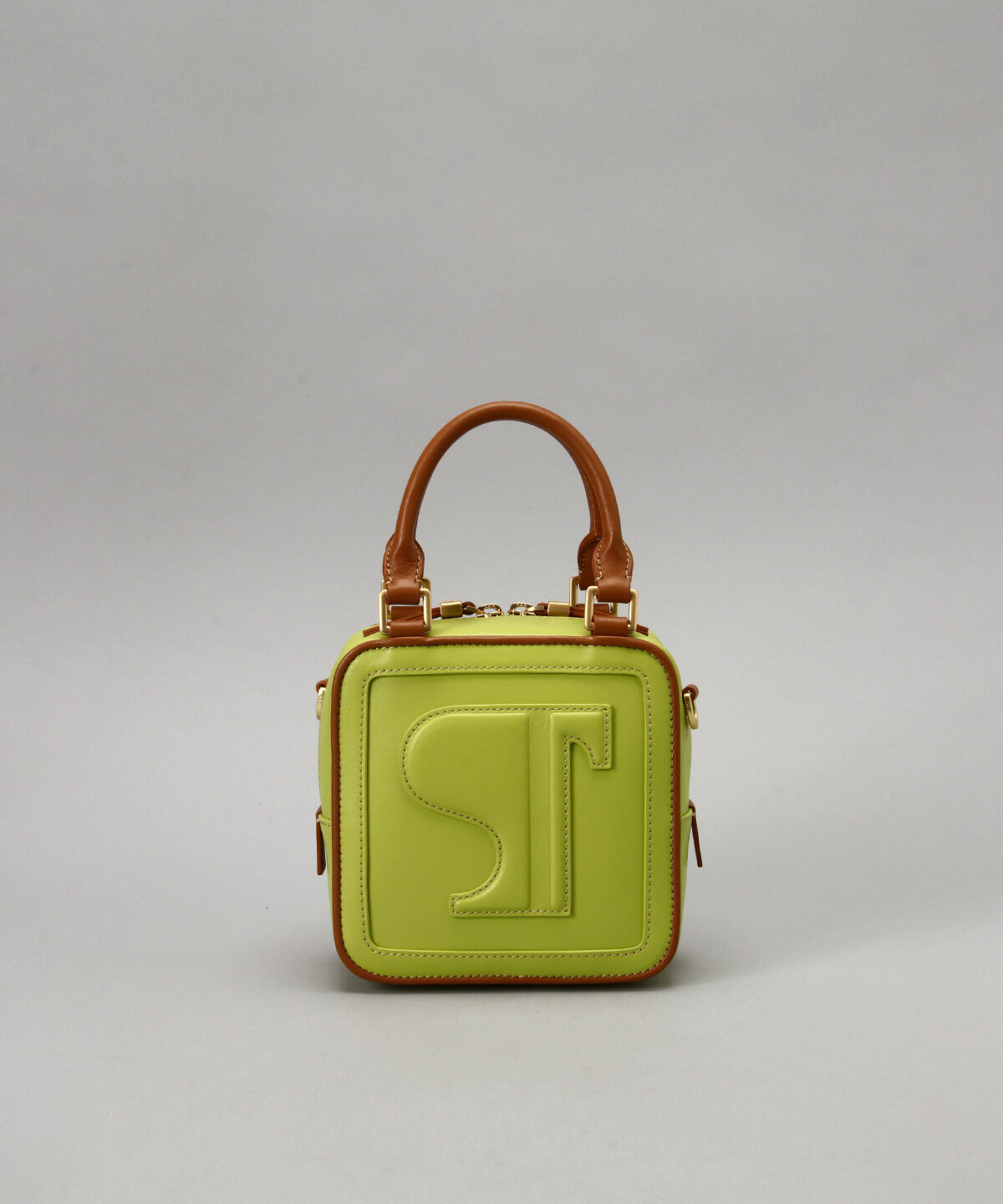 Samantha Thavasa「Pomme d&rsquo;espoir サック ア ラ モード ミニハンドバッグ」|トートバッグ|ｲｴﾛｰｸﾞﾘｰﾝ