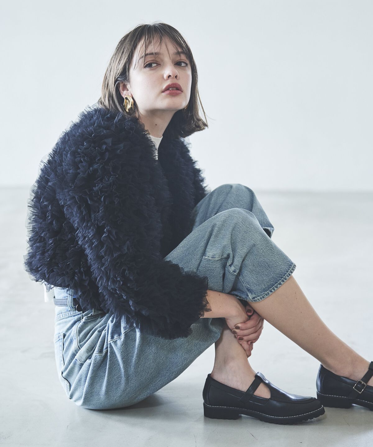 アンドクチュール「チュールフリルジャケット」|その他|