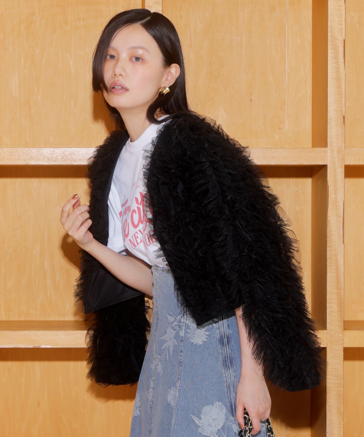 アンドクチュール「チュールフリルジャケット」|その他|