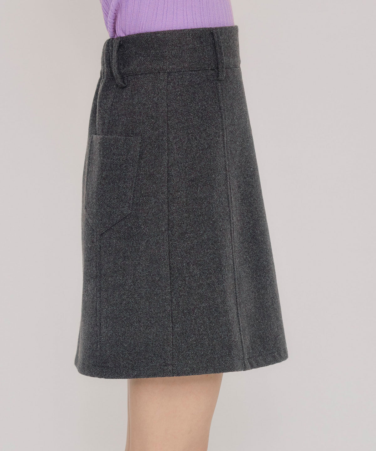 REDYAZEL「ハイウエストフレアミニスカート」|フレア|