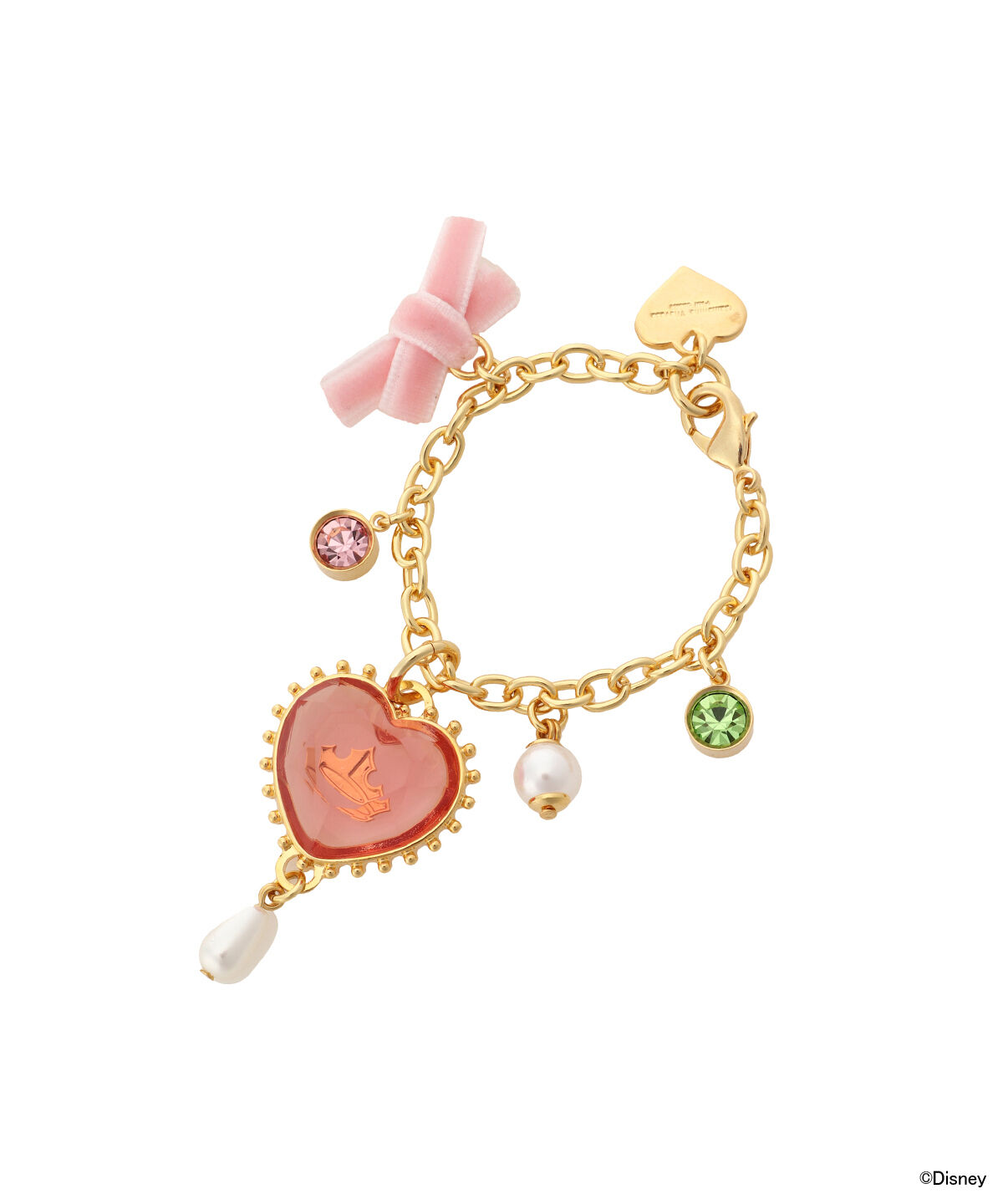 Samantha Thavasa Petit Choice「「ディズニープリンセスコレクション」バッグチャーム(オーロラ姫)」|チャーム・キーホルダー|ゴールド