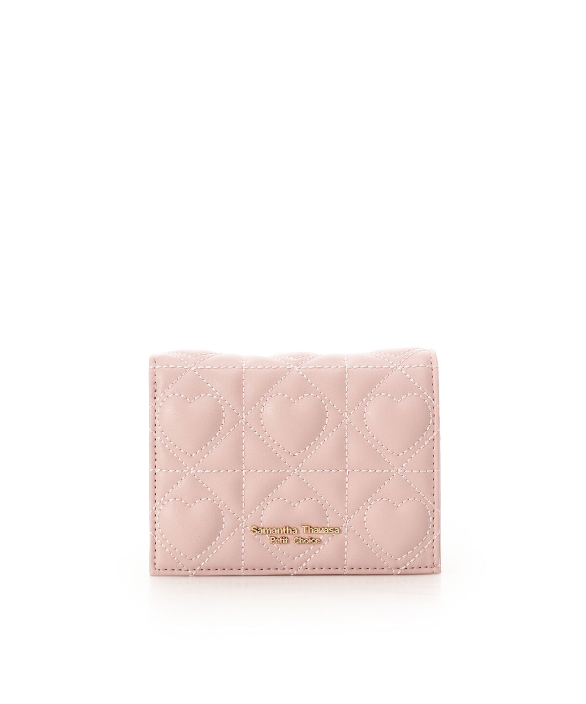 Samantha Thavasa Petit Choice「ハートキルト ミニ財布」|財布|ピンク