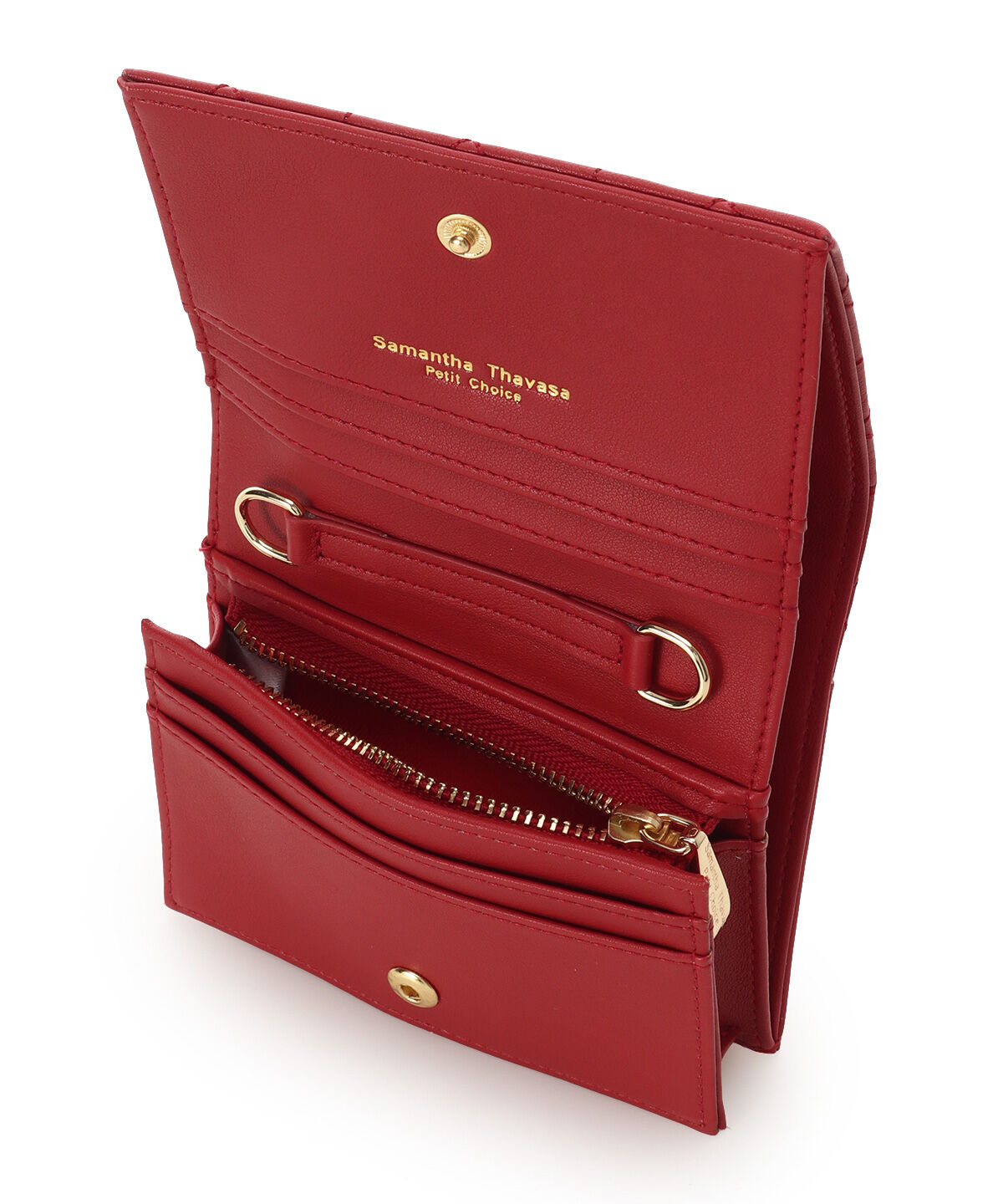 Samantha Thavasa Petit Choice「ハートキルト ミニ財布」|財布|