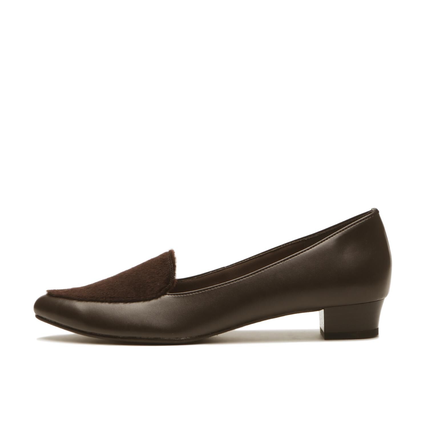 JOLI ENCORE「【JOLI ENCORE(TH)】HEEL LOAFER 2.5」|パンプス|ブラウン