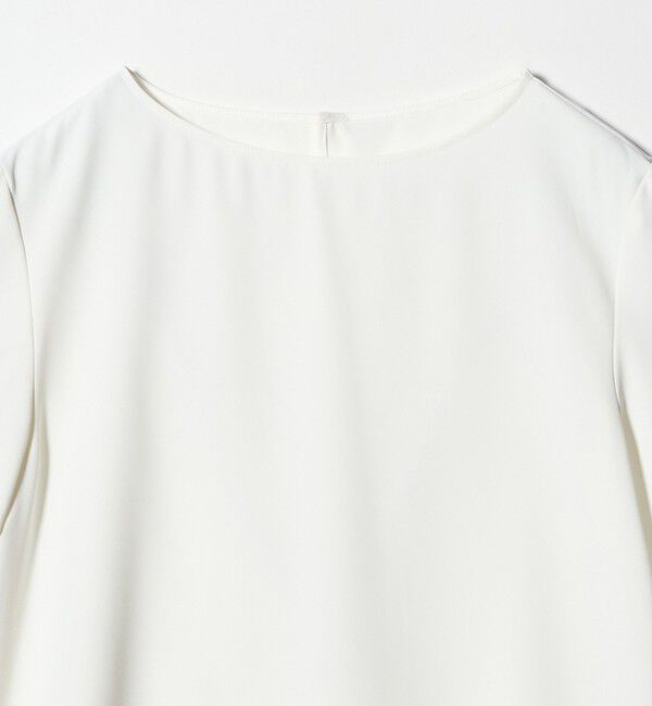 UNITED ARROWS green label relaxing「クルーネック ショートスリーブ ブラウス マシンウォッシャブル UVカット」|シャツ・ブラウス|