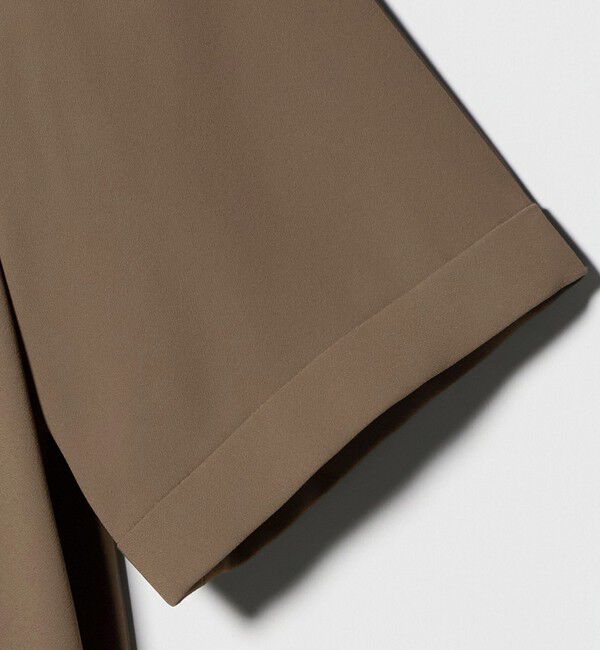 UNITED ARROWS green label relaxing「クルーネック ショートスリーブ ブラウス マシンウォッシャブル UVカット」|シャツ・ブラウス|