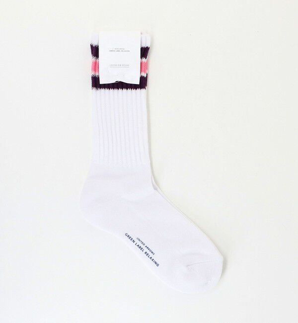 UNITED ARROWS green label relaxing「GLR ルーズ ソックス」|ソックス|PURPLE